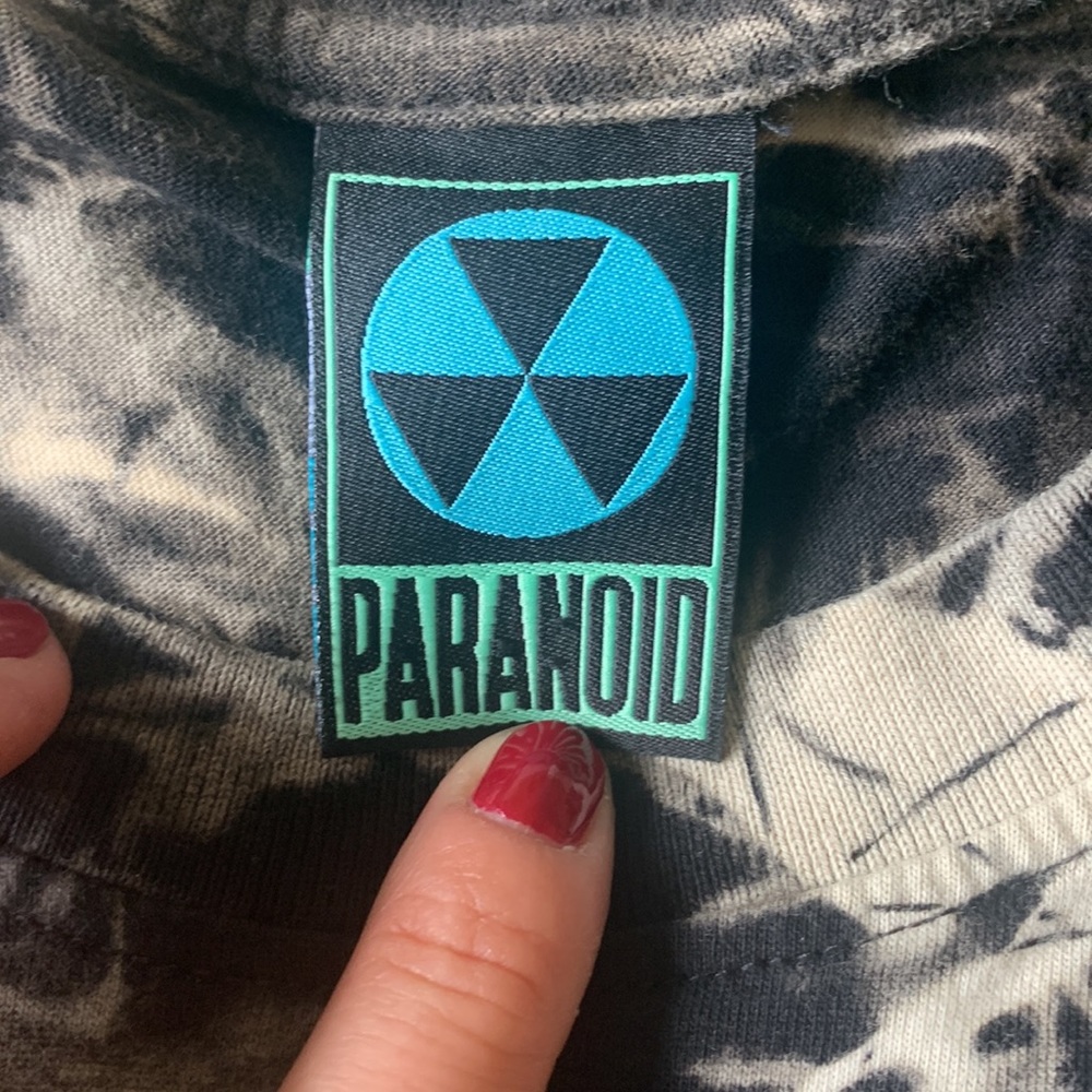 Paranoid Screen Print “All Good Things” Reverse T… - image 6